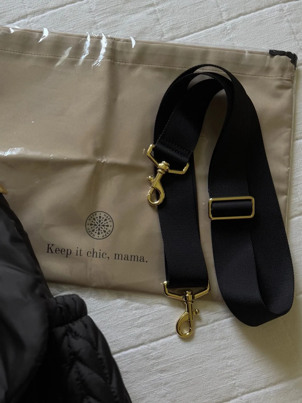 Happ Levy Black Quilted Backpack Diaper Bag - Picture 2 of 7